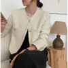 Nova coleção outono/inverno estilo coreano: elegante, chique e de corte justo, casaco curto de lã, perfeito para baixinhas. Estilo 19941
