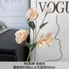 Flores Artificiais com 4 Cabeças de Lisianthus para Casamento e Decoração de Casa, Arranjo de Flores de Lisianthus de Cabeceira, Flores Artificiais, Adereços de Fotografia, Flores Artificiais Atacado