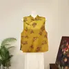 Zhi LiNovo Estilo Chinês Jacquard Estilo Nacional Peônia Elegante Nobre Colete 2026 Outono Novo Gola Alta Lapela Diagonal Feminino