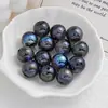 [Paquete de 20-30 Piezas] Symphony Galaxy 2.0 Agujero Recto Cuentas Redondas Cadena para Teléfono Móvil Material para DIY Material de Cuentas Sueltas Hechas a Mano