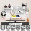 Accesorios de Ganchos Especiales para Tablero Perforado, Suministros de Almacenamiento Multifuncional sin Perforaciones para Muebles de Cocina y Baño del Hogar, Colgador