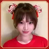 Horquilla Roja Antigua para Niñas, Pasador Chino de Lazo para Niñas, Pasador de Año Nuevo, Accesorio para el Cabello Súper de Hada con Borla Hanfu