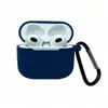 Funda Protectora Apple AirPods 3 Apple Tercera Generación Funda Protectora de Silicona Funda para Auriculares Inalámbricos Funda Líquida de Una Pieza