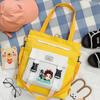 Bolso de hombro para estudiantes de secundaria, bolso de mensajero con hoja de carbón periférica para matar fantasmas, de anime Zhilang, para hombres y mujeres, estudiantes de secundaria.