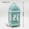 Minimalista Nórdico Rústico Mediterrâneo Retro Ferro Forjado Casa Oca Castiçal Lanterna Ornamentos Villa Bar Vitrine