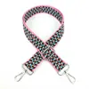Correa ancha de Jacquard tejida de nuevo color, correa larga de reducción de carga de 3.8 cm de grosor, accesorio de correa para bolso de hombro cruzado