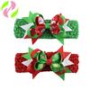Moda Nueva Europea y Americana Cabeza de Lazo Cola de Milano Accesorios para el Cabello de Bebé Joyería Navideña para Niños Diadema Regalo de Navidad