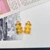 Chicas japonesas y coreanas transparente gelatina cinta colgante oso DIY tocado pendientes resina carcasa de teléfono móvil accesorios al por mayor