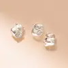 Plata de Ley 925 3D Plata Dura Gato Cuentas Espaciadoras Gato de la Suerte Pulsera Cuentas Sueltas DIY Materiales para Ensartar a Mano Accesorios S0384