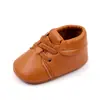 Zapatos casuales para bebés de hombre y mujer de Primavera y Otoño zapatos de bebé cuero PU suela suave zapatos para niños pequeños zapatos de ola pequeña multicolor BXC3156