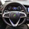 20 Adorno de volante tipo bandera Angke para modificación interior, adecuado para botones de volante de bandera Angke Buick en ambos lados, pieza decorativa Y