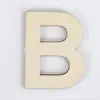 Artesanato com Lascas de Madeira DIY Letras Capitais de Madeira Acessórios de Decoração para Casa Adereços para Fotografia