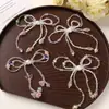 Original Menina Doce Borla Cristal Flor Laço Diy Bolsa Celular Corrente Pingente Sapatos Flor Brincos Acessórios