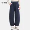 Pantalones de Niña Xiao Feite 2026 Nueva Llegada de Invierno Pantalones Casuales con Puño de Terciopelo Plus Pantalones Largos para Niños Grandes Bordado de Dibujos Animados