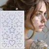 Amor hueco estrella de cinco puntas pedrería diamante pegatina gema pegatina diy tarjeta empaque material decorativo pegatina concierto debería ser