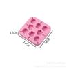 Molde de Silicona de Grado Alimenticio para Paleta Oso de Dibujos Animados Pastel de Pera Azúcar Caramelo Hecho a Mano Chocolate Palito de Queso Modelo Animal