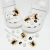 Accesorios para zapatos de zueco de ballet con mariposa de diamantes brillantes INS, hebilla de zapato universal desmontable hecha a mano de vidrio con strass blanco DIY