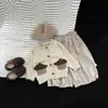 Suéter de punto de otoño estilo coreano para niños, nuevo y elegante suéter suave de jacquard para bebés, abrigo versátil de primavera y otoño para bebés