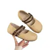 Zapatos de media pantufla cerrados estilo Birkenstock populares para mujer, para uso exterior en otoño, nuevo estilo 2026, con plataforma gruesa interior que aumenta la altura, Mary Janes planos para mujer