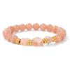 Temu2023 nuevo brazalete de cuentas de piedra natural en bruto diseño nicho cuentas de piedra energética hombres y mujeres brazalete retro