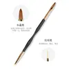 Traje de Pinceles para Uñas Doble Cabeza Estilo Japonés Fototerapia Dibujo de Color Dibujo de Línea Flor Vignette Degradado Pincel Herramienta Profesional para Uñas