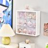 Caja Ciega para Muñecas a Prueba de Polvo Transparente para Colgar en la Pared Bubble Mate Vitrina Estante para Exhibir Muñecas Caja de Almacenamiento Manual Montada en la Pared