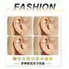Binkes Serie Fresca de Verano Amarilla Zirconia Brillante Aleación de Titanio Joyería Cabeza de Repuesto para Aretes de Lóbulo, Piercings de Labio y Piercings de Nariz