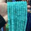 6*10 cuentas de ábaco de jade, cristal, dongling, ojo de tigre, cuentas espaciadoras, accesorios de joyería para bricolaje, cuentas de posicionamiento, productos semiacabados
