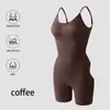 Body europeu e americano transfronteiriço de peça única com alças, características de levantamento de glúteos e modelagem da cintura, modelador feminino emagrecedor, body de peça única modelador de cintura justo atacado