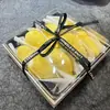 Caja de embalaje de alta calidad para fruta durián caja cuadrada de papel y plástico caja de embalaje para fruta de mirto de la India lichi té de la tarde fruta cortada fruta y verdura comercial