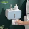 Ecoco Creativo Cubierta Pop-Up Visible Impermeable Caja de Papel Higiénico de Baño Almacenamiento Montado en la Pared para Baño Caja de Pañuelos Punto Venta al Mayoreo