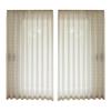 Shaoxing Keqiao Nova Entrada Luxo Jacquard Imitação de Linho Luz de Jardim Transparente Impermeável Sala de Estar Varanda Tela Cortina Produto Acabado