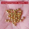 Contas de Ábaco de Cobre Colorido 18K Contas Soltas Espaçadores Artesanais DIY Contas Espaçadoras para Pulseira Acessórios de Joias Contas Douradas Espaçador Dourado Espaçador