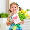 UU015 Día de la Madre MAMÁ Fiesta del Día de la Madre Dibujo Animado Pegatina de Tatuaje Desechable para Fiesta