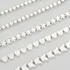 Estrelas Prateadas Quebradas que Preservam a Cor Coração de Borboleta Contas Separadas Contas Soltas Pulseira de Miçangas Feita à Mão DIY Colar Acessórios de Joias