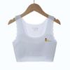 Camiseta interior para niña, período de desarrollo de 8 a 12 años, estudiante, sin costuras, Seda de Hielo, verano, delgada, sujetador para niña pequeña
