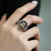 Sem Tabus, Tudo é Adequado: Anéis Estilo Vintage para Mulheres, Brincos Retrô, Anéis Novos Tendência e Versáteis Estilo Chinês
