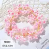 135 colgantes de pared de enredadera de flor de cerezo artificial, enredaderas de flores falsas para tuberías de aire acondicionado, techo interior, enredaderas de decoración de bodas