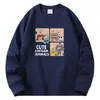 Suéter de peso pesado con cuello redondo para hombre, moda primavera y otoño 2024, para estudiantes nuevos, holgado, talla grande, camiseta base casual