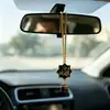Pingente para retrovisor de carro do Sudeste Asiático com tema de cruz do Oriente Médio, pingente de metal estilo árabe com design de espiga de trigo