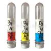 Caixa de Embalagem para Cabo de Dados Um para Três, Tubo de Teste Plástico para Fone de Ouvido, Tampa de Alumínio, Frasco de Sal de Banho, Rímel, Tubo Transparente para Cabo de Dados
