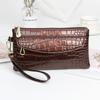 Carteira Longa Feminina Nova, Bolsa Pequena Feminina de Couro Brilhante, Bolsa Clutch, Bolsa Clutch Estilo Coreano da Moda, Porta-Moedas, Bolsa para Celular