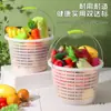 Cesta de Plástico Espessa para Colheita de Frutas, Cesta de Giro para Frescor de Vegetais, Caramujo de Lama, Peixe-loach, Concha