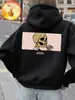Shh, Mantén el Silencio Sudadera con Capucha Estampada para Mujer Sudadera Cálida de Invierno Básica con Bolsillo Pulóver Casual y Cómoda