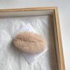 Grampo de cabelo de pelúcia para cachorro, para outono e inverno, feminino, franja grande, cabelo quebrado, grampo frontal, cabeça de manga, grampo de cabelo doce