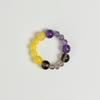 Venta Caliente Transfronteriza Pulsera de Cristal Natural de 12 Constelaciones Colgante de Piedra de Doce Estrellas Citrino Ágata Roja para Hombres y Mujeres