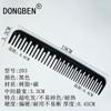Peine de Peluquería Meiye Premium K1 Dientes Lentos y Densos Peine Doble para Cabello Lacio Peine de Peluquería Sin Deformación Peine Doble para Cabello