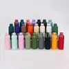 Venta Caliente Transfronteriza Termo de Acero Inoxidable 304 Pintura de Goma Americana Botella de Boca Pequeña Deporte al Aire Libre Portátil Taza de Agua Deportiva