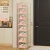 Caja de almacenamiento transparente para zapatos, zapatero plegable, almacenamiento de zapatillas, caja para zapatos, zapatero, solución de almacenamiento de zapatos engrosada a prueba de polvo