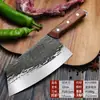 Comercio exterior transfronterizo 4Cr13 forjado cuchillo de cocina doméstico de corte de doble propósito cuchillo de cocina comercial de cocina de alta gama Yangjiang cuchillo de cocina